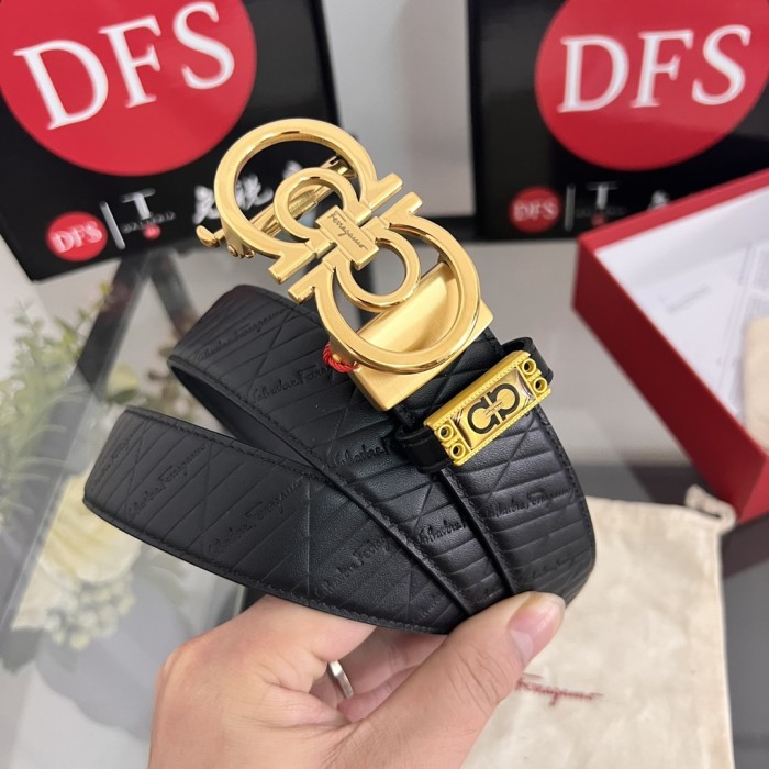 Streetwear Belt Ferragamo 320720 size:3.5cm