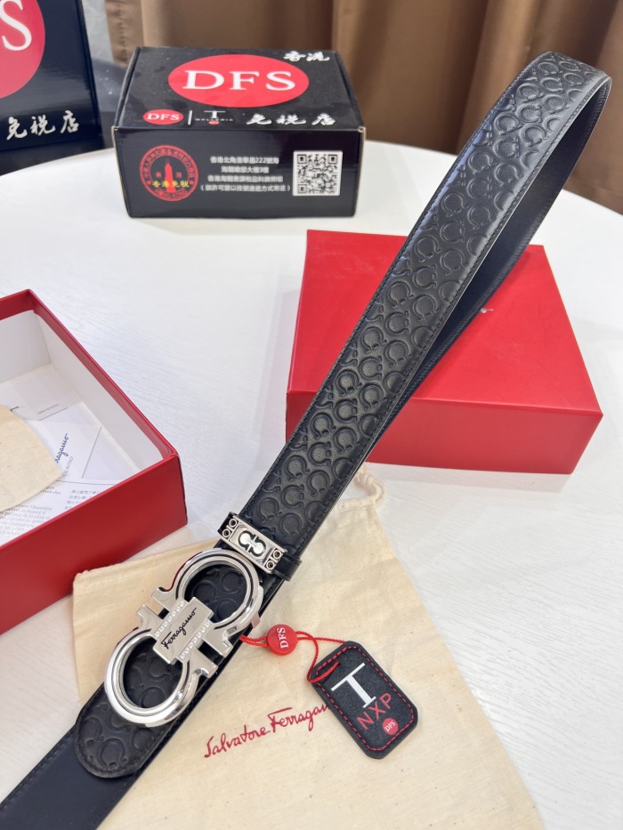 Streetwear Belt Ferragamo 320499 size:3.5cm