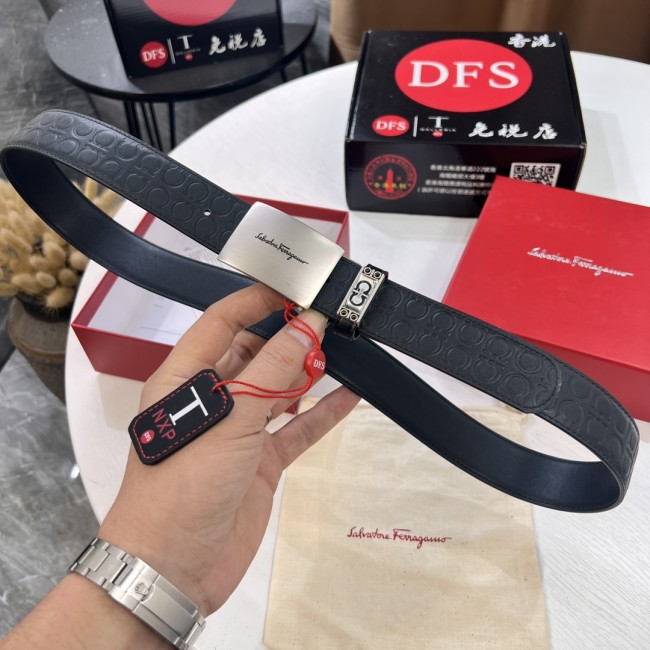 Streetwear Belt Ferragamo 320567 size:3.5cm