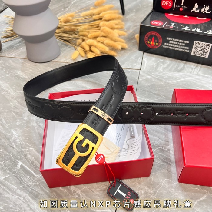Streetwear Belt Ferragamo 320764 size:3.5cm
