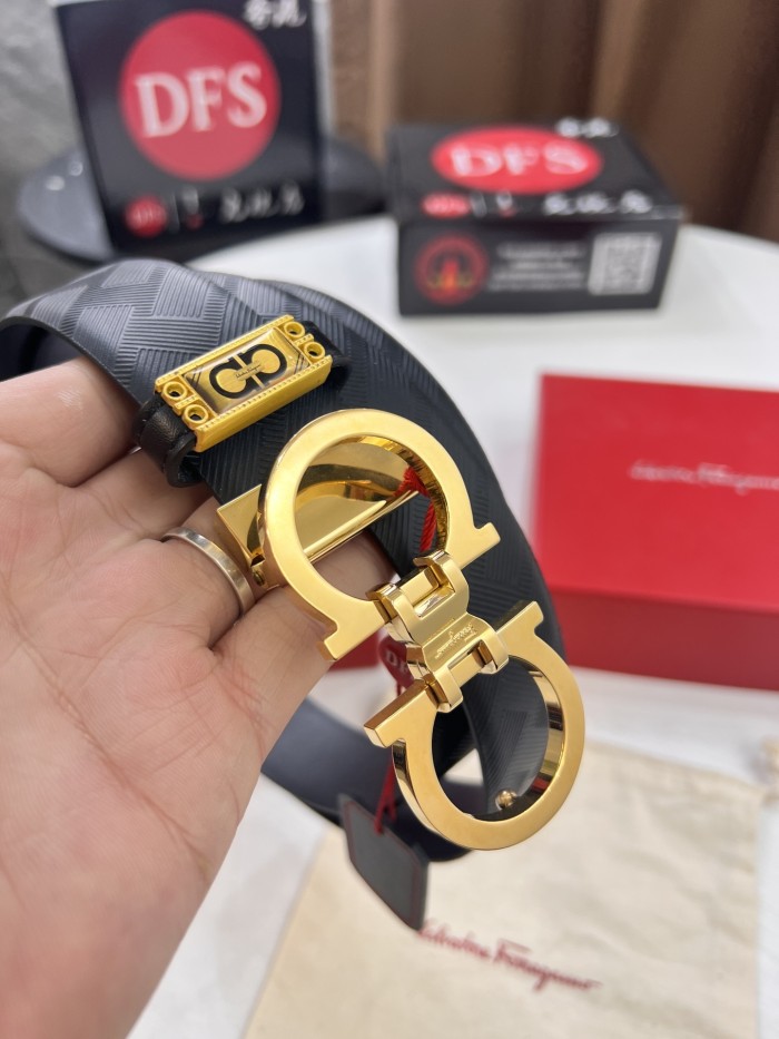 Streetwear Belt Ferragamo 320529 size:3.5cm