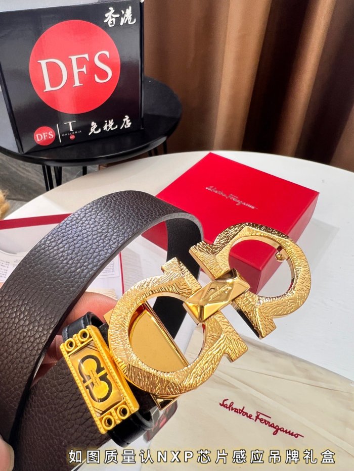 Streetwear Belt Ferragamo 320893 size:3.5cm