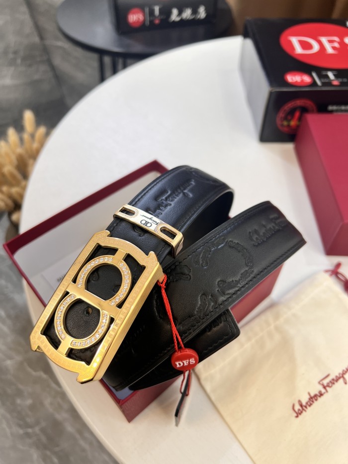 Streetwear Belt Ferragamo 320815 size:3.5cm