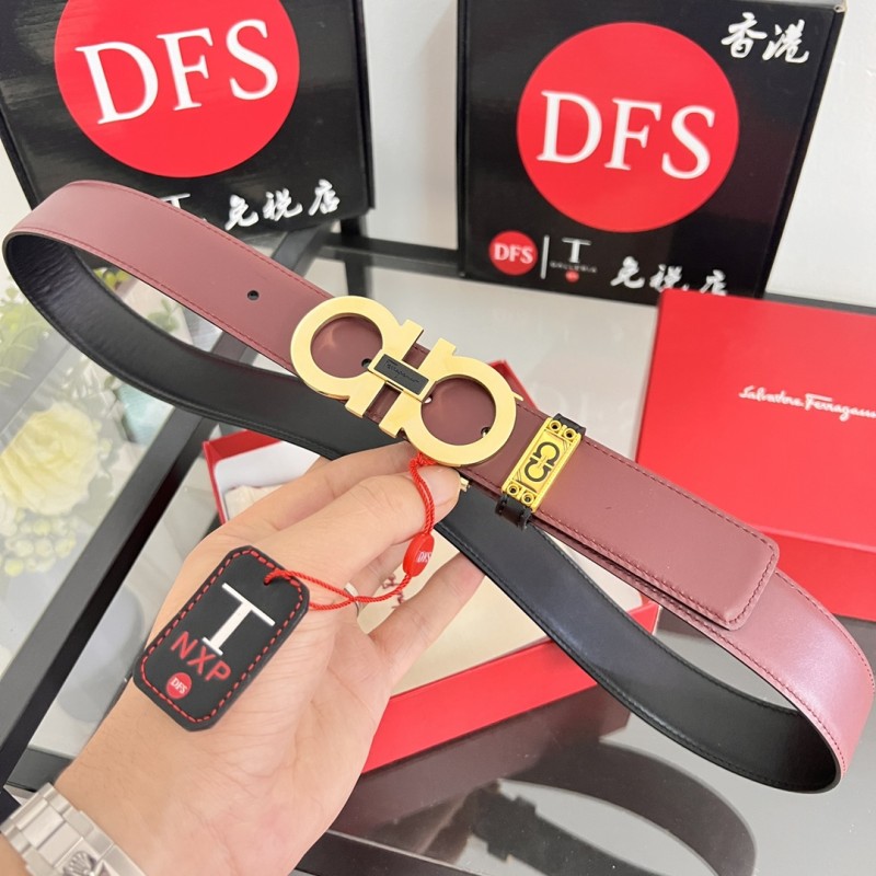 Streetwear Belt Ferragamo 320710 size:3.5cm