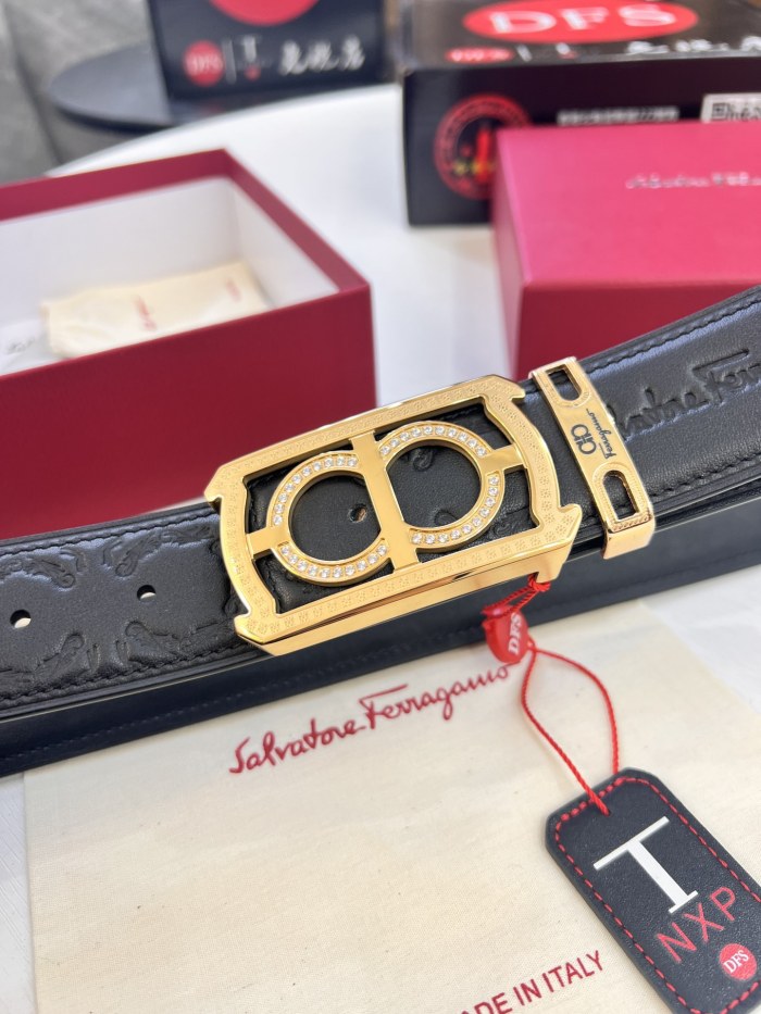Streetwear Belt Ferragamo 320815 size:3.5cm