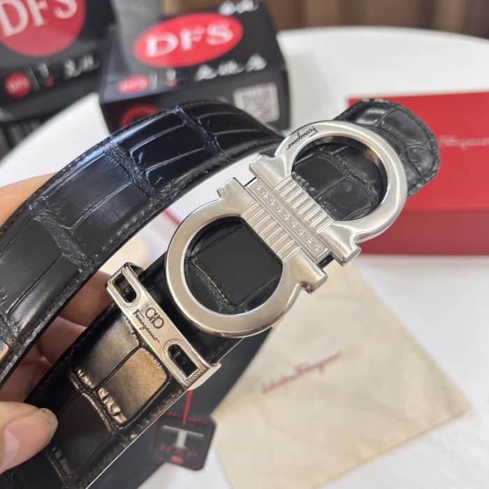 Streetwear Belt Ferragamo 320443 size:3.5cm