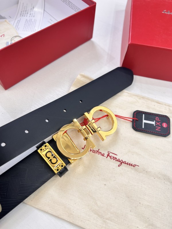 Streetwear Belt Ferragamo 320529 size:3.5cm