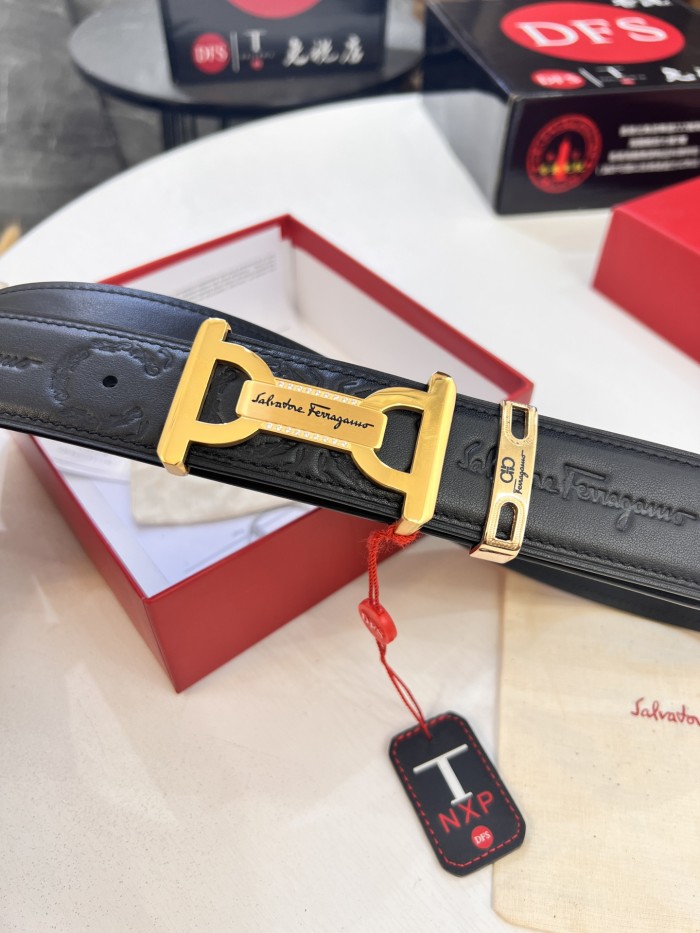 Streetwear Belt Ferragamo 320591 size:3.5cm