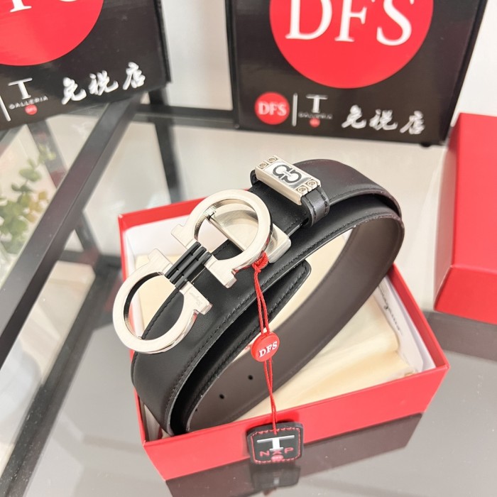 Streetwear Belt Ferragamo 320709 size:3.5cm