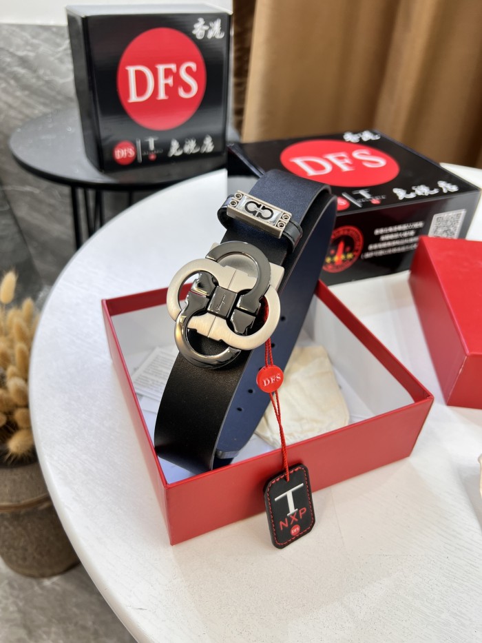 Streetwear Belt Ferragamo 320606 size:3.5cm