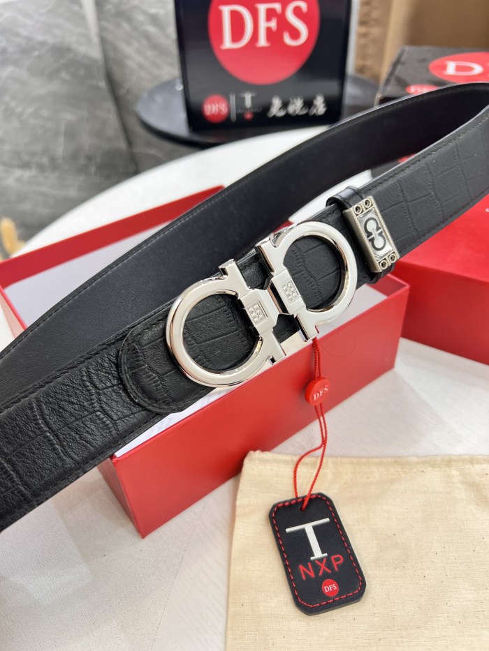 Streetwear Belt Ferragamo 320489 size:3.5cm