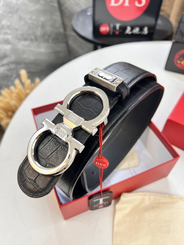 Streetwear Belt Ferragamo 320489 size:3.5cm