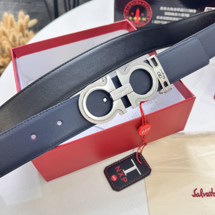 Streetwear Belt Ferragamo 320674 size:3.5cm