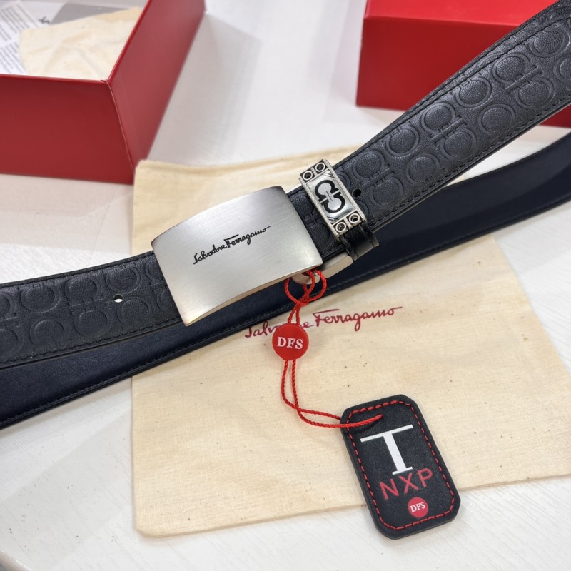 Streetwear Belt Ferragamo 320567 size:3.5cm
