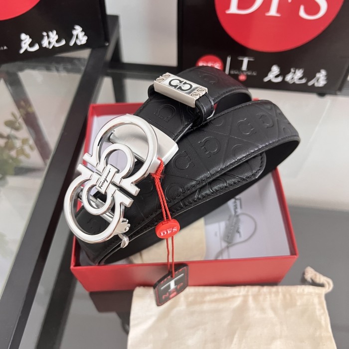 Streetwear Belt Ferragamo 320719 size:3.5cm