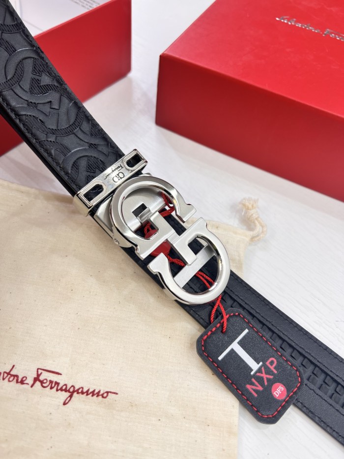 Streetwear Belt Ferragamo 320509 size:3.5cm