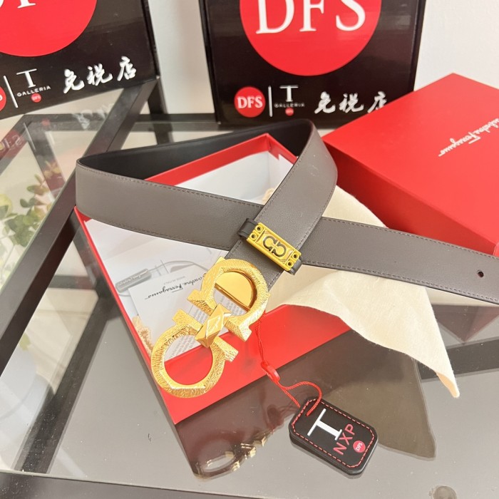 Streetwear Belt Ferragamo 320739 size:3.5cm