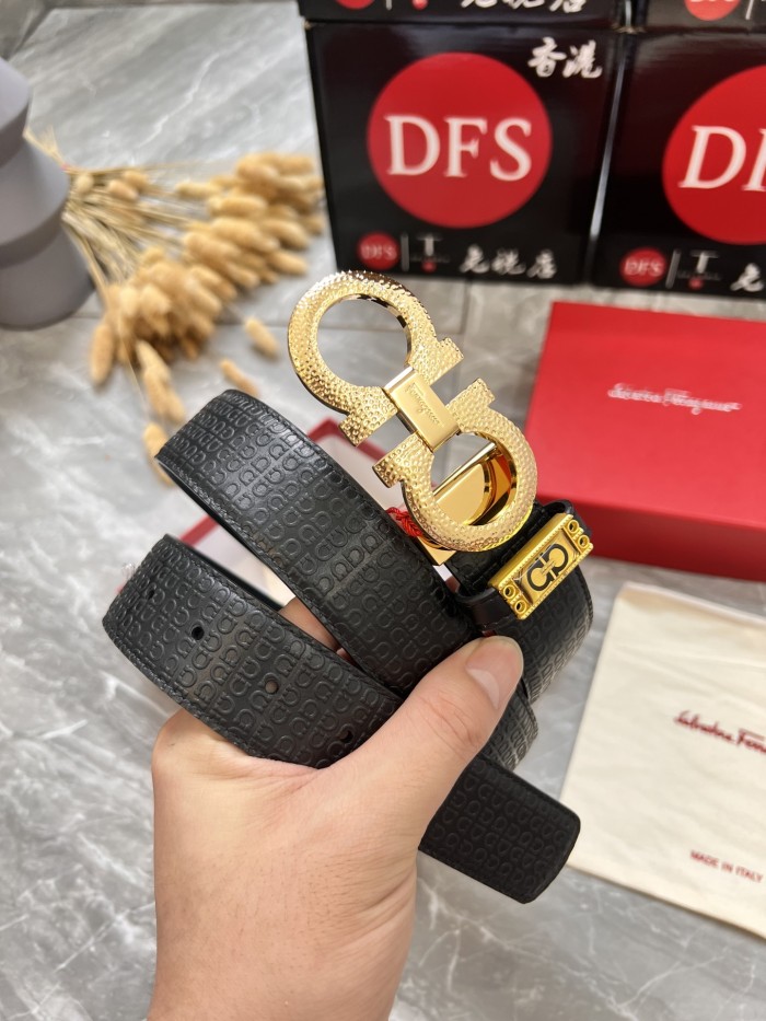 Streetwear Belt Ferragamo 320807 size:3.5cm
