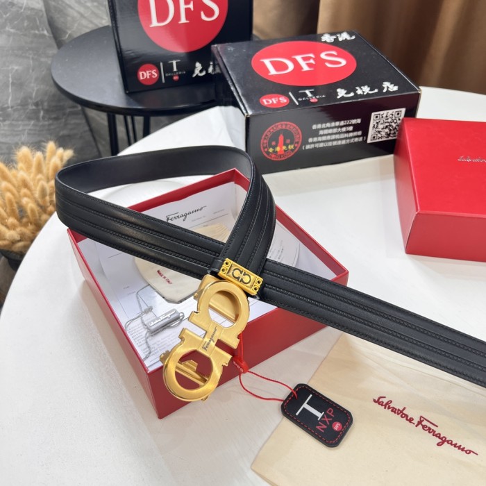 Streetwear Belt Ferragamo 320439 size:3.5cm