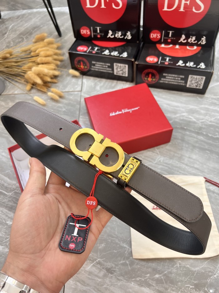 Streetwear Belt Ferragamo 320824 size:3.5cm