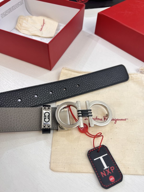 Streetwear Belt Ferragamo 320539 size:3.5cm