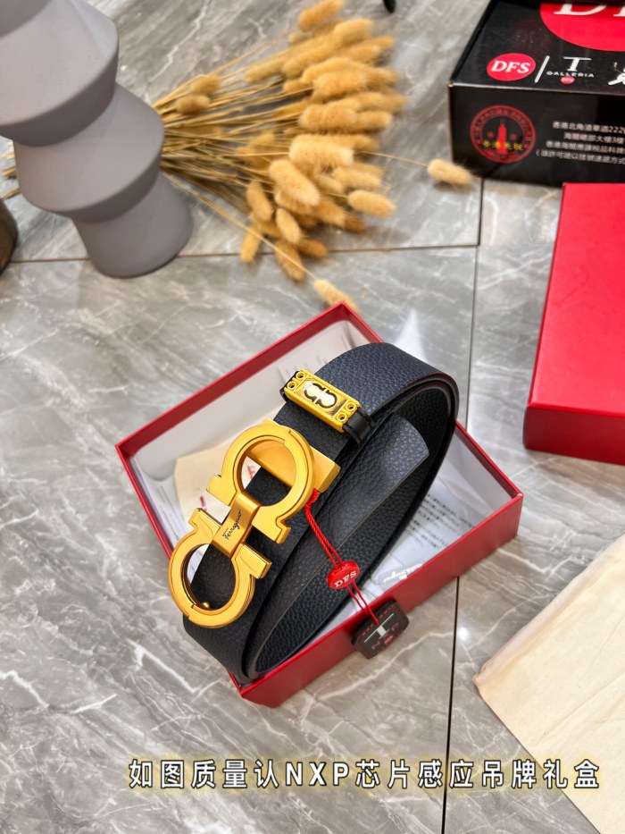 Streetwear Belt Ferragamo 320861 size:3.5cm