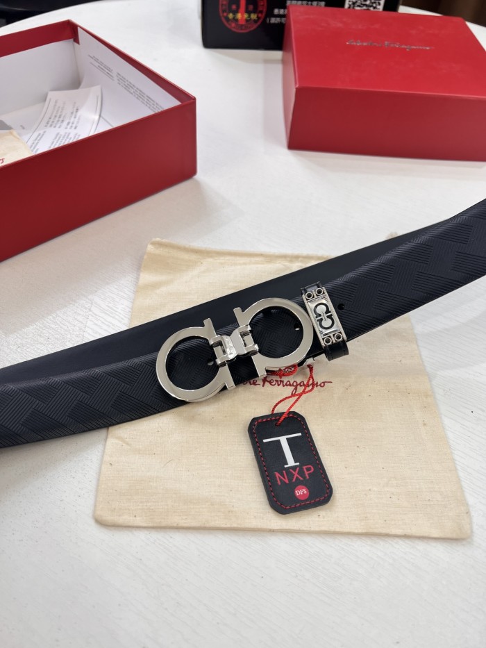 Streetwear Belt Ferragamo 320530 size:3.5cm