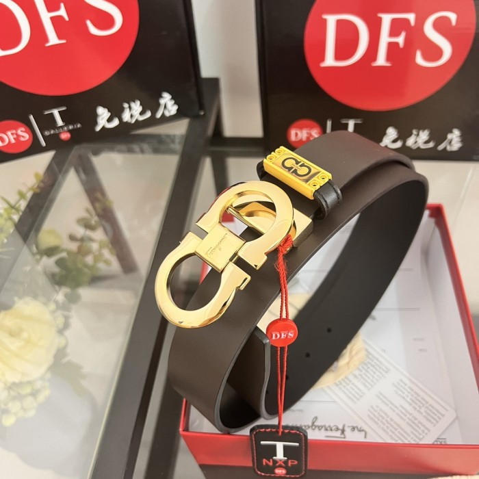 Streetwear Belt Ferragamo 320725 size:3.5cm