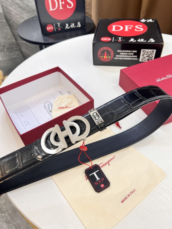 Streetwear Belt Ferragamo 320845 size:3.5cm