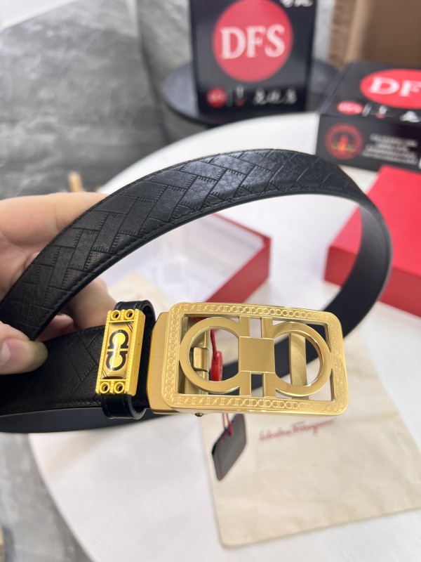 Streetwear Belt Ferragamo 320484 size:3.5cm
