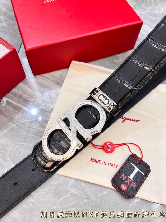 Streetwear Belt Ferragamo 320797 size:3.5cm