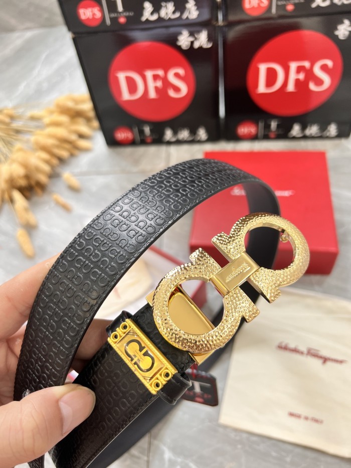 Streetwear Belt Ferragamo 320807 size:3.5cm