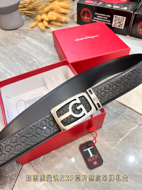 Streetwear Belt Ferragamo 320772 size:3.5cm