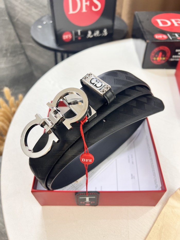 Streetwear Belt Ferragamo 320530 size:3.5cm