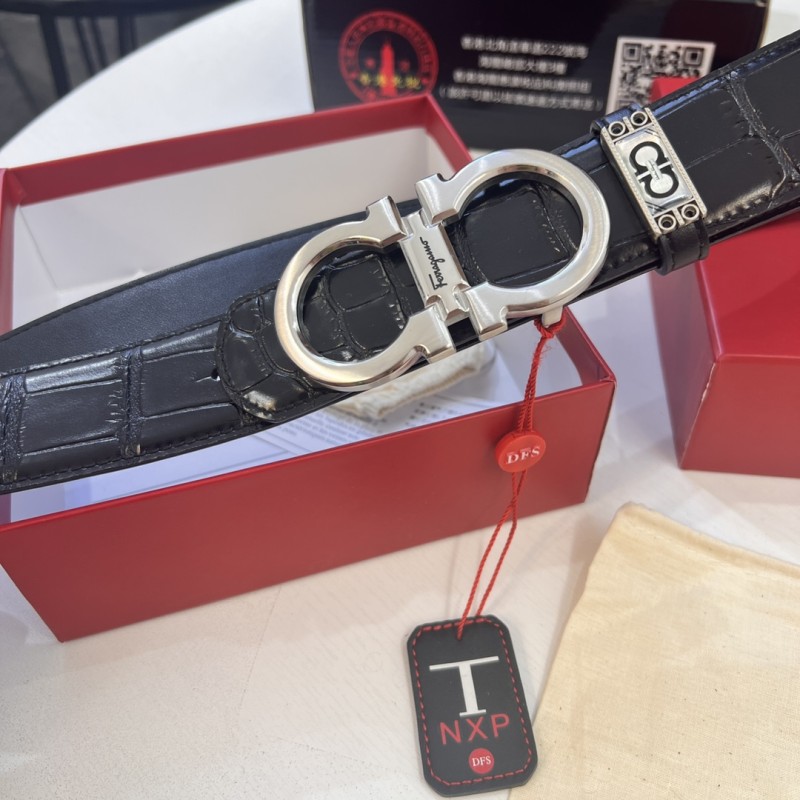 Streetwear Belt Ferragamo 320434 size:3.5cm