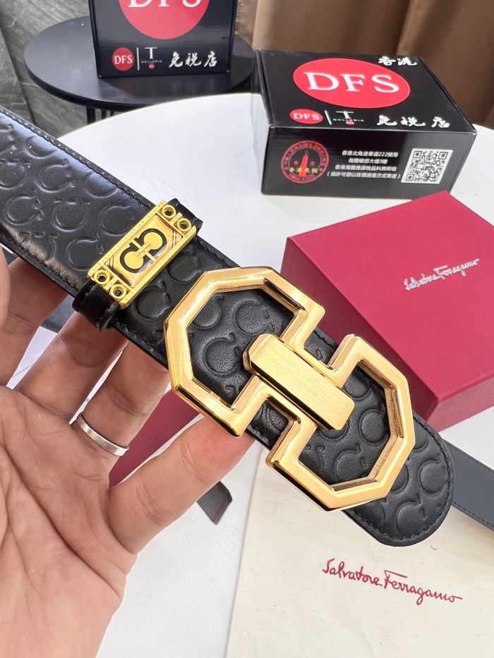 Streetwear Belt Ferragamo 320851 size:3.5cm