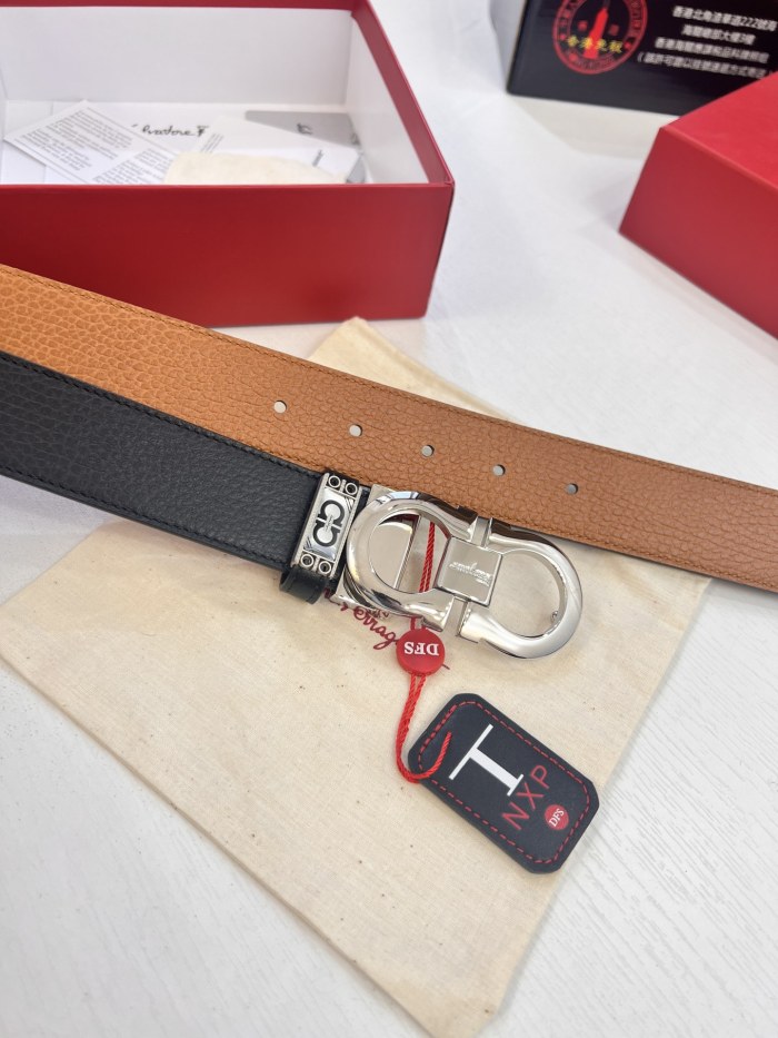 Streetwear Belt Ferragamo 320777 size:3.5cm