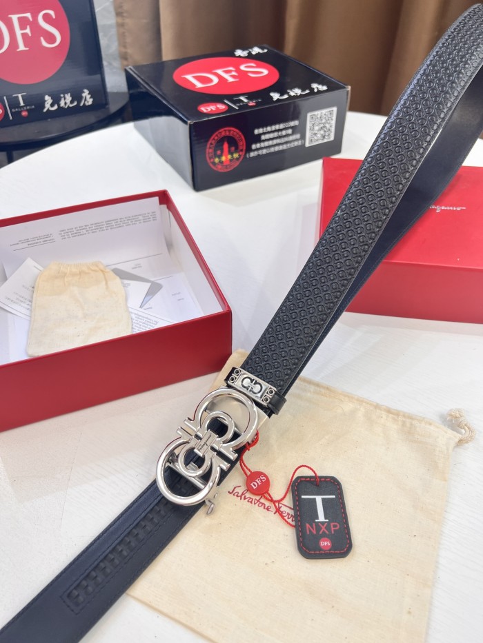 Streetwear Belt Ferragamo 320519 size:3.5cm