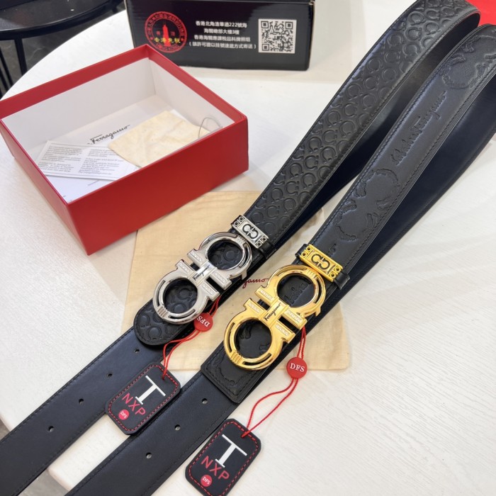 Streetwear Belt Ferragamo 320560 size:3.5cm