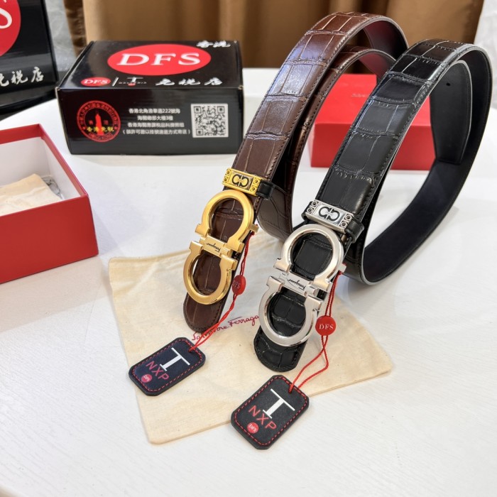 Streetwear Belt Ferragamo 320571 size:3.5cm