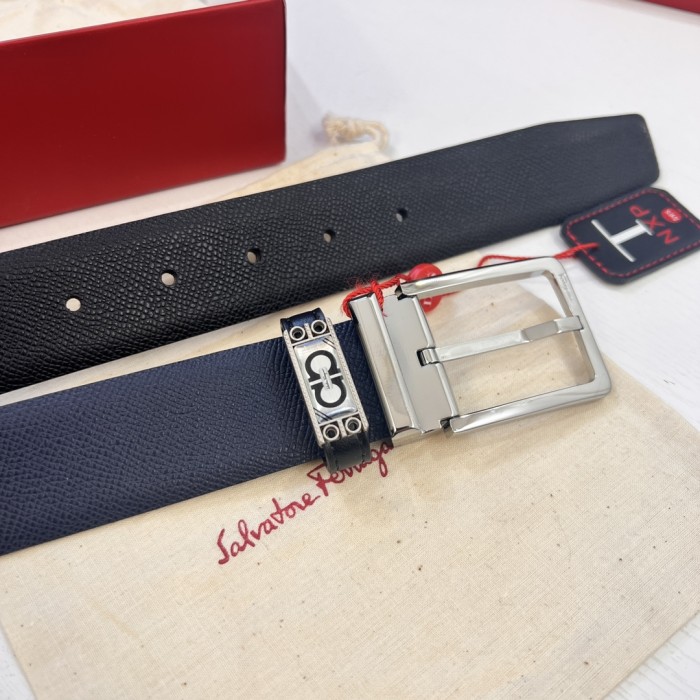 Streetwear Belt Ferragamo 320409 size:3.5cm