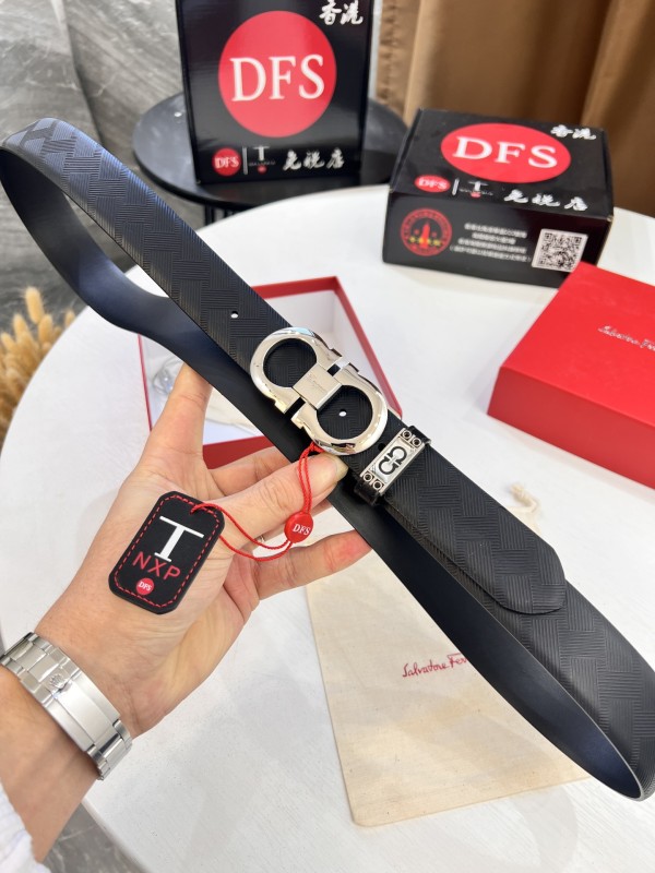 Streetwear Belt Ferragamo 320665 size:3.5cm