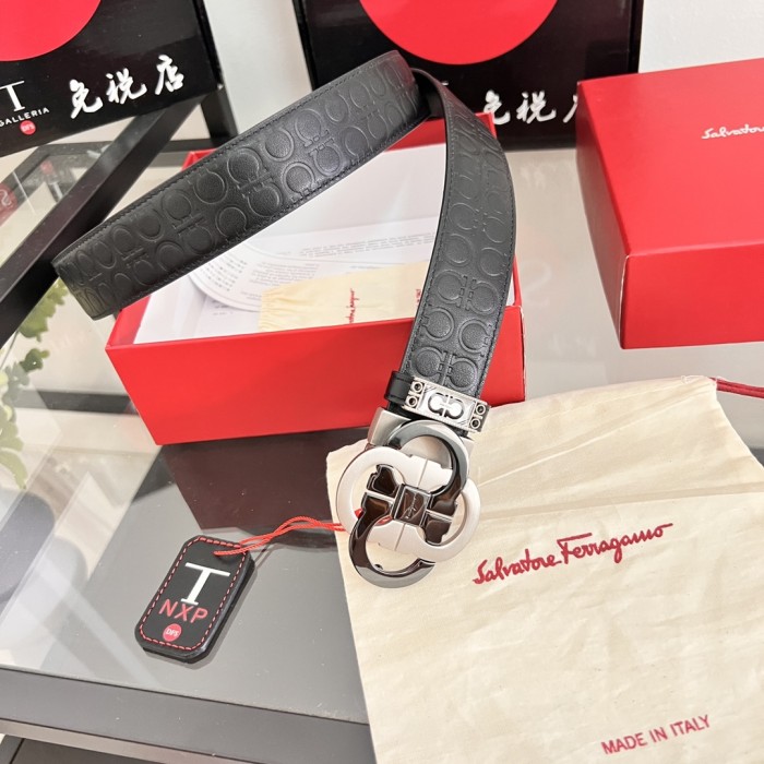 Streetwear Belt Ferragamo 320127 size:3.5cm