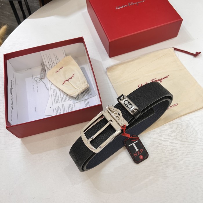 Streetwear Belt Ferragamo 320036 size:3.5cm