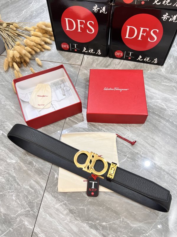 Streetwear Belt Ferragamo 319869 size:3.5cm