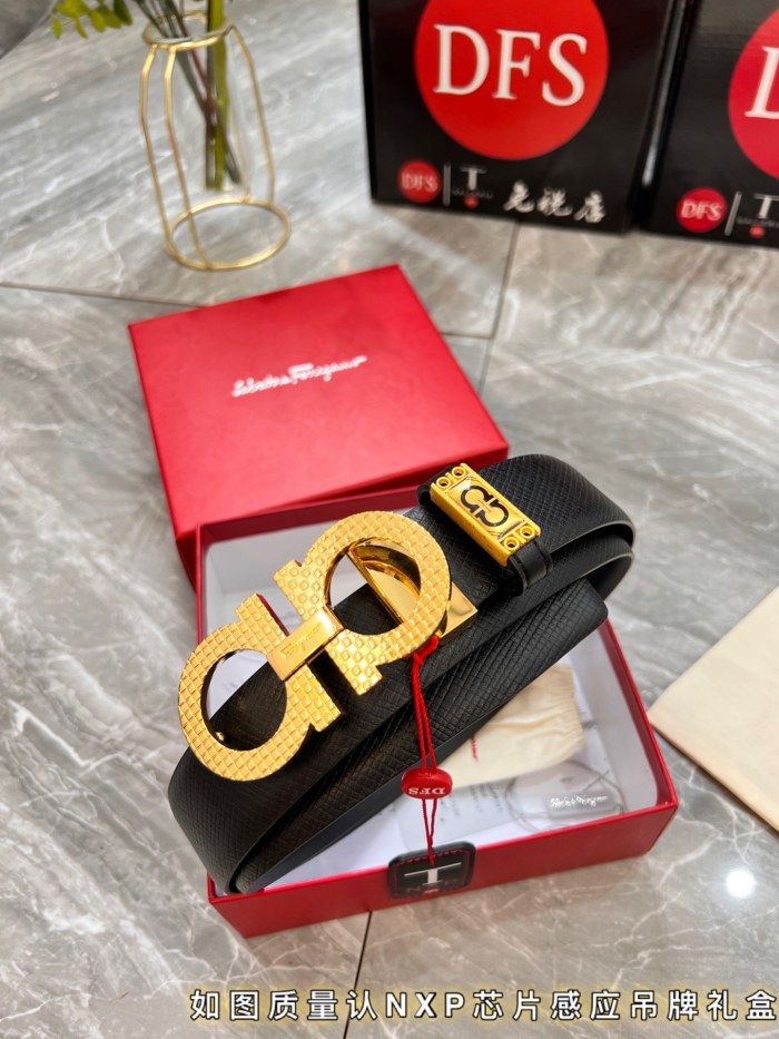 Streetwear Belt Ferragamo 319939 size:3.5cm