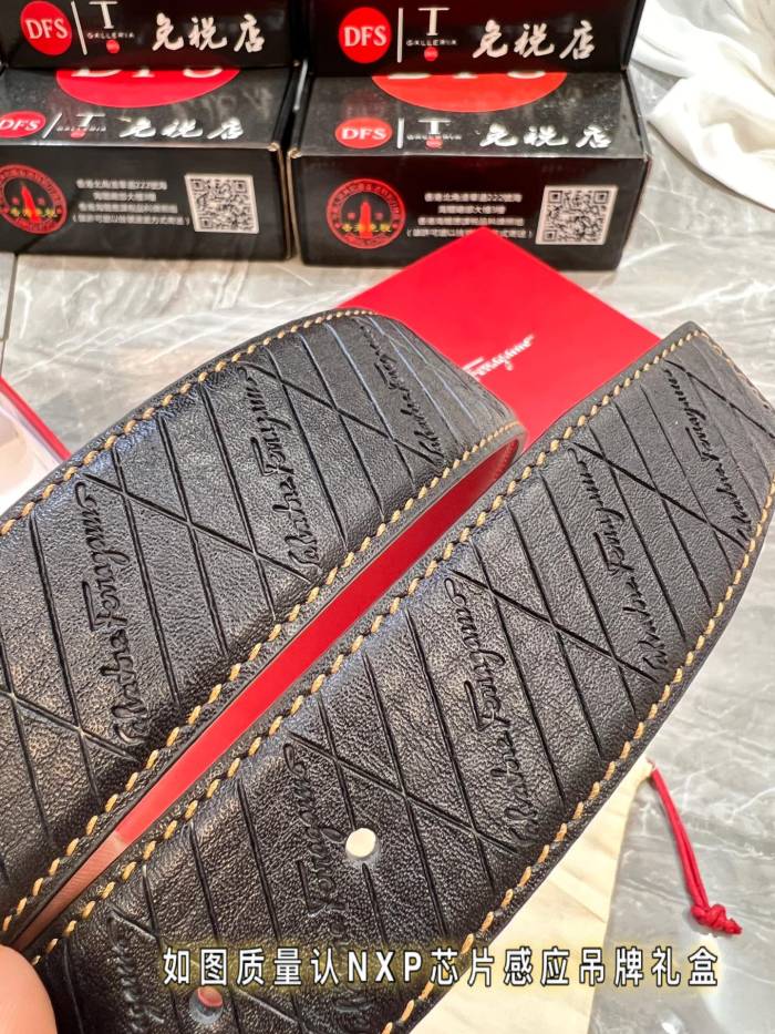Streetwear Belt Ferragamo 320058 size:3.5cm