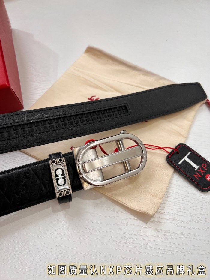 Streetwear Belt Ferragamo 320291 size:3.5cm