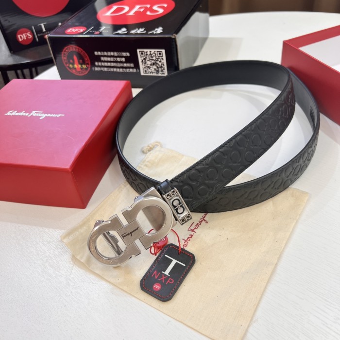 Streetwear Belt Ferragamo 320276 size:3.5cm