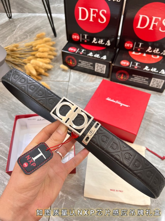 Streetwear Belt Ferragamo 319972 size:3.5cm
